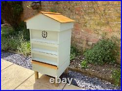 British National Bee Hive With Gabled Roof & Beginners kit inc Suit Smoker Tools