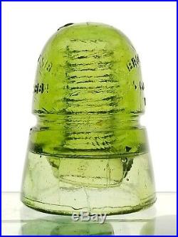 CD 145 Chartreuse Brookfield Creb Beehive Glass Insulator