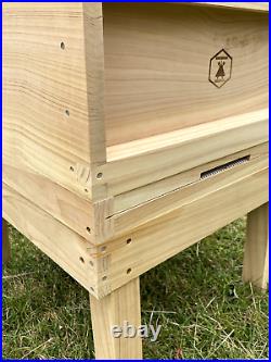 Cedar Beehive with Frames and Wax Foundation, Fully Assembled National Beehive