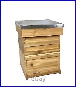 Cedar National Beehive, Made in the UK (Flat)