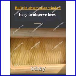 Cedar Wood Flow Hive Full Set Auto Honey Harvest Beehive Box 7 Frames Kit