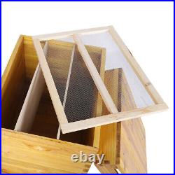 Cedar Wood Honey Keeper Beehive Box 10 Frame Beekeeping Box Kit Beekeeping