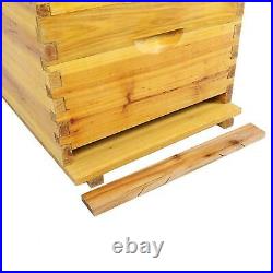 Cedar Wood Honey Keeper Beehive Box 10 Frame Beekeeping Box Kit Beekeeping LF