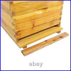 Cedar Wood Honey Keeper Beehive Box 10 Frame Beekeeping Box Kit Beekeeping SD