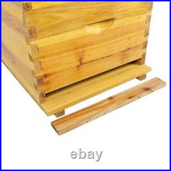 Cedar Wood Honey Keeper Beehive Box 10 Frame Beekeeping Box Kit Beekeeping To UK