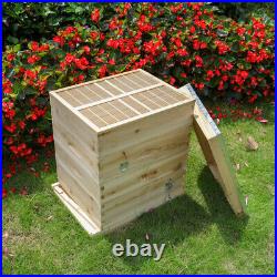 Cedarwood Beekeeping Brood Box Beeswax Coated Honey Hive Beehive Beekeeper Tool