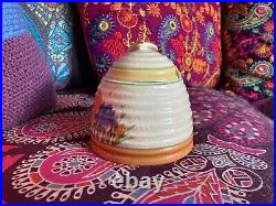 Clarice Cliff Crocus Large Beehive Preserve Pot