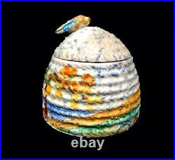 Clarice Cliff Patina Coastal Beehive Honey Pot Art Deco Antique / Bizarre c. 1932