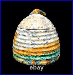 Clarice Cliff Patina Coastal Beehive Honey Pot Art Deco Antique / Bizarre c. 1932