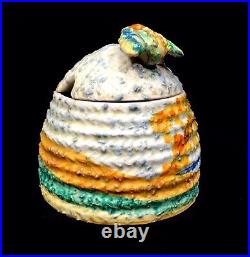 Clarice Cliff Patina Coastal Beehive Honey Pot Art Deco Antique / Bizarre c. 1932