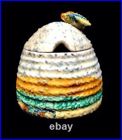 Clarice Cliff Patina Coastal Beehive Honey Pot Art Deco Antique / Bizarre c. 1932
