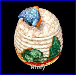 Clarice Cliff Patina Garden Beehive Honey Pot Art Deco Antique / Bizarre c. 1932
