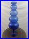 Cobalt_Blue_Bee_Hive_Ribbed_Bubble_Bud_Flower_Vase_Vintage_MCM_Style_16_5_Inches_01_ul