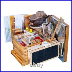 Complete Beehive with Wax Frames, Smoker and Beekeeping Essentials for Beginners