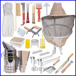 Complete Beehive with Wax Frames, Smoker and Beekeeping Essentials for Beginners