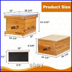 Complete Beehive with Wax Frames, Smoker and Beekeeping Essentials for Beginners
