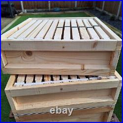 Complete National Beehive with Frames New, Fully Assembled