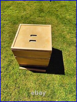 Complete National Beehive with Frames New, Hand Made, Fully Assembled