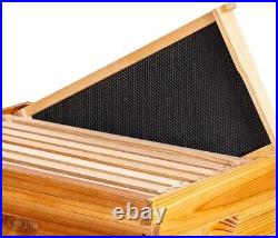 Deep Brood Beehive Frames with Wax Foundation, 10 Pack Honey Bee Frames with