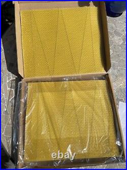 Deep Brood Wax (12x14) Wired Foundation Sheets (11 each) BS National Beehive