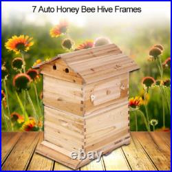 Double Beehive Super Beekeeping Brood House Box For 7 Auto Honey Bee Hive Frames Double Beehive Super Beekeeping Brood House Box For 7 Auto Honey Bee Hive Frames
