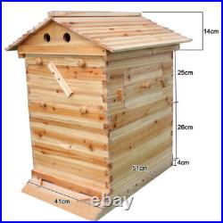 Double Beehive Super Beekeeping Brood House Box For 7 Auto Honey Bee Hive Frames Double Beehive Super Beekeeping Brood House Box For 7 Auto Honey Bee Hive Frames