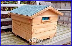 Dragonfli Wooden Bumble Bee Hive Bee House Hotel with Live Colony of Bees