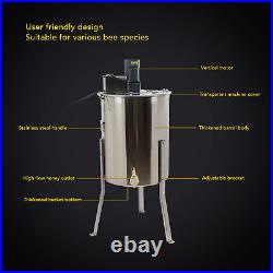 Electrical Honey Extractor 4/8 Frames Stainless Steel HONEY SPINNER Bee Beehive