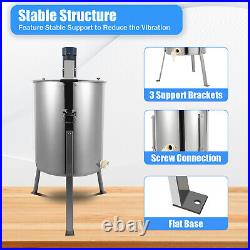 Electrical Honey Extractor 4 Frames Stainless Steel HONEY SPINNER Bee Beehive