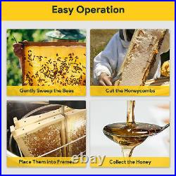 Electrical Honey Extractor 4 Frames Stainless Steel HONEY SPINNER Bee Beehive