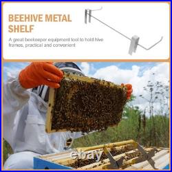 Endurable Metal Beekeeping Frame Holder Bee Hive Storage Stand Silver