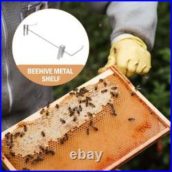 Endurable Metal Beekeeping Frame Holder Bee Hive Storage Stand Silver