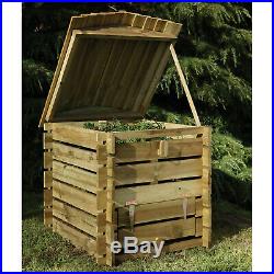 Forest Beehive Composter Garden Recycling Waste Composting Gardening Wooden 250L