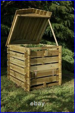 Forest Beehive Pressure Treated Wooden Garden Compost Bin (0.74 x 0.74m)