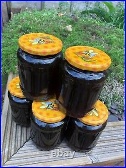Forest Dark Oak Honey, 2022 Harvest, Raw Honey fresh from the Hive