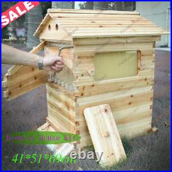 Full Set Cedarwood Super Brood Beekeeping Box & 7 pcs Free Honey Bee hive Frames