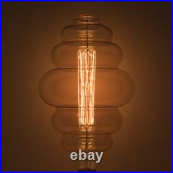 Giant Edison Bulb Plug In Pendant Light Vintage Style with 12' Cord Whiskertin