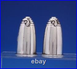 Gorham Sterling Silver Salt Pepper Shaker Set 2pc Beehive with Bee #1270 (#6849)