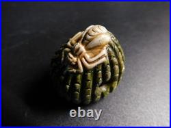 Hirado ware, beehive-shaped, Trick Netsuke, Sagemono, inro, rare