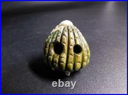 Hirado ware, beehive-shaped, Trick Netsuke, Sagemono, inro, rare