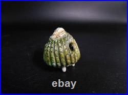 Hirado ware, beehive-shaped, Trick Netsuke, Sagemono, inro, rare