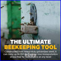 Hive Carrier, Heavy Duty Beehive Lifting Device, Galvanized Steel Tubing, Two-Pe