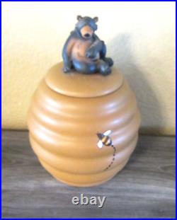 Honour Bear Beehive Honey Canister Set & Cookie Jar & Pitcher