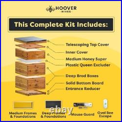 Hoover Hives Complete 10 Frame Beehive Kit Double Wax Dipped Langstroth Hoover Hives Complete 10 Frame Beehive Kit Double Wax Dipped Langstroth