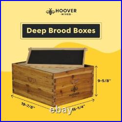 Hoover Hives Complete 10 Frame Beehive Kit Double Wax Dipped Langstroth