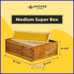 Hoover Hives Complete 10 Frame Beehive Kit Double Wax Dipped Langstroth