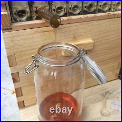 Hot 7PCS Automatic Harvest Honey Beehive Frames + 1 Wooden Beekeeping House Box