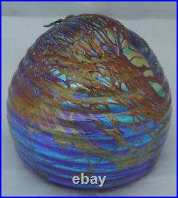 J Ditchfield Glasform Glass Beehive Paperweight
