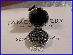 James Avery BEE MY HONEY Bee Hive Bronze Sterling 3D Charm or Pendant Retired