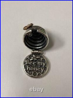 James Avery Retired Bee Hive. 925/Bronze -Charm Bee My Honey
